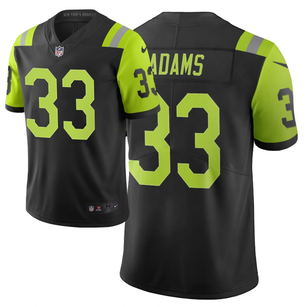 NFL Y J Jets #33 Jamal Adams Green City Edition Jersey - High Quality