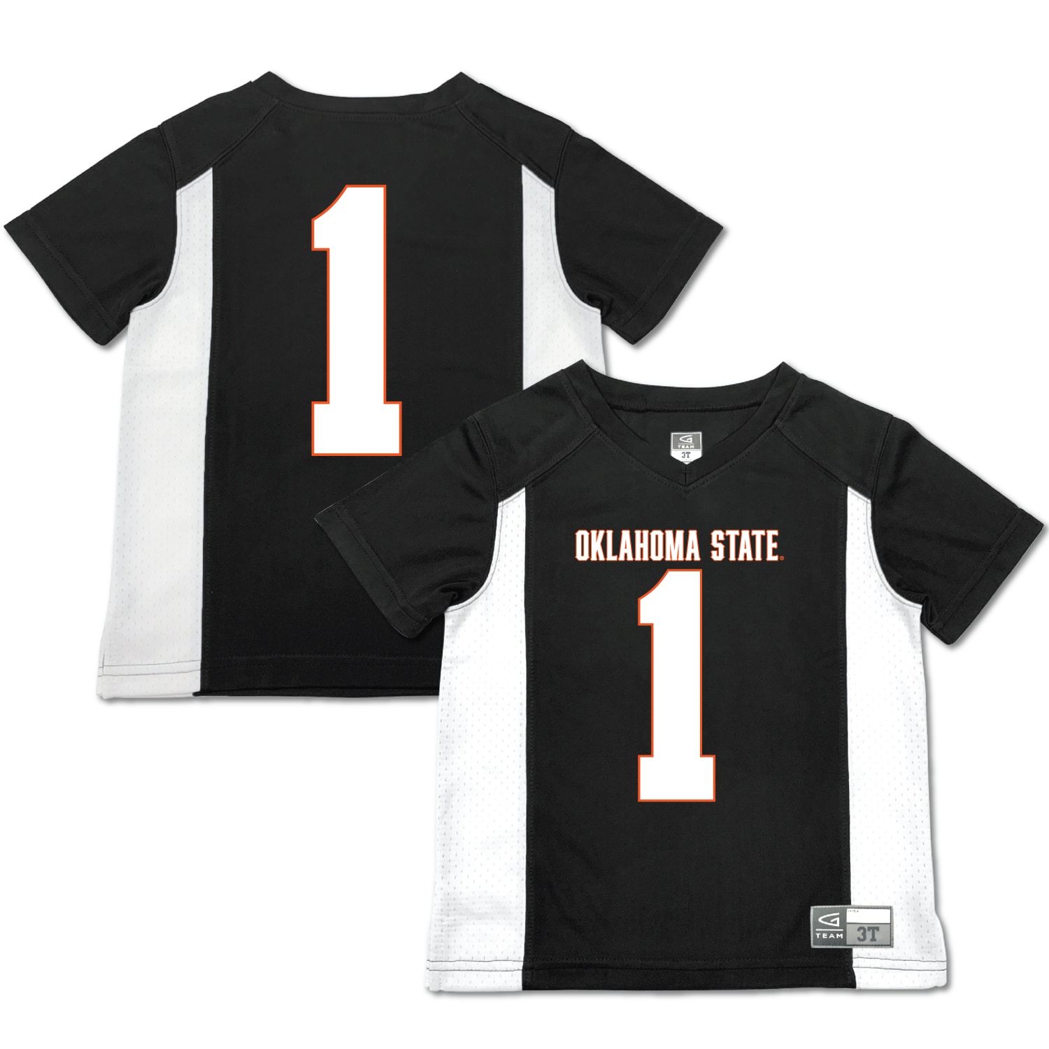 [NJP] Oklahoma State Cowboys Garb Toddler Football Jersey - Black