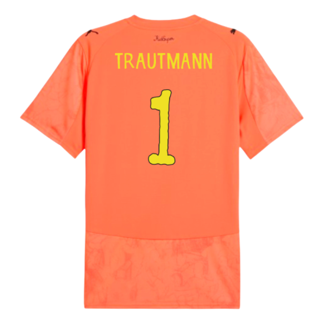 2025-20 Manchester City Home Jersey Trautmann #1 M S Kids