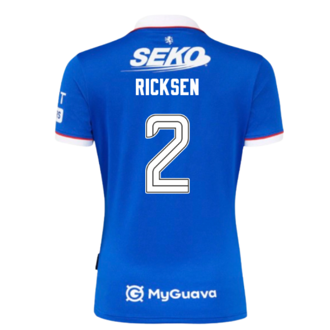 Match Quality Gers Ricksen #2 Modern Style Fervent Official Shirt