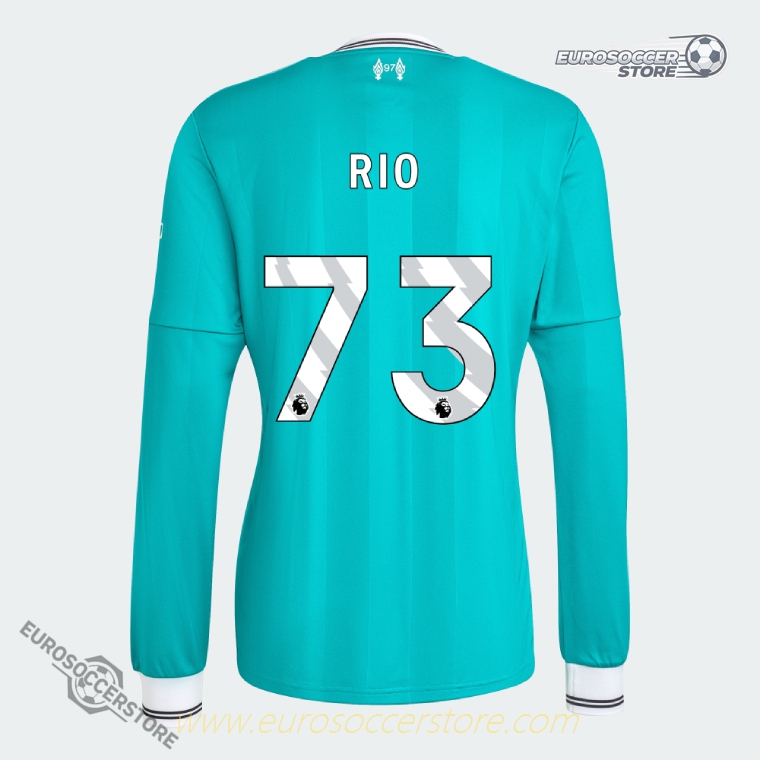 Liverpool's 25-26 Third Long Sleeve Jersey with RIO 73 Design