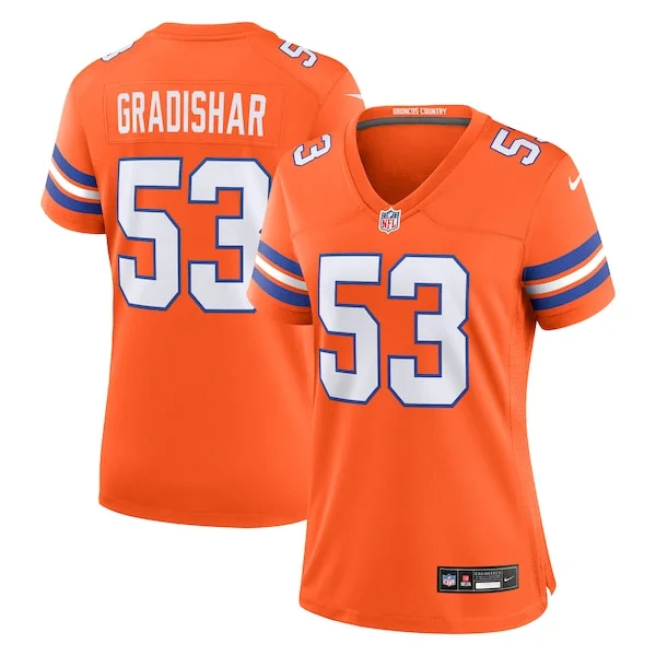 None Randy Gradishar Game Jersey - Orange | NFL Player Jersey