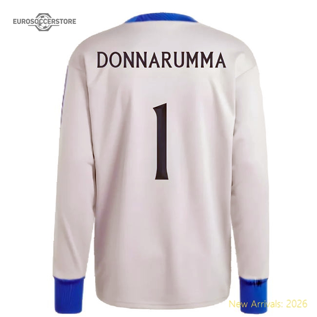 2023-2024 Italy Goalkeeper Icon Jersey (Grey) (Donnarumma 1)