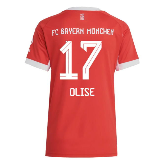 Top Tier Bayern Bayern Munich Home Shirt Womens Olise #17 Fresh Lo...