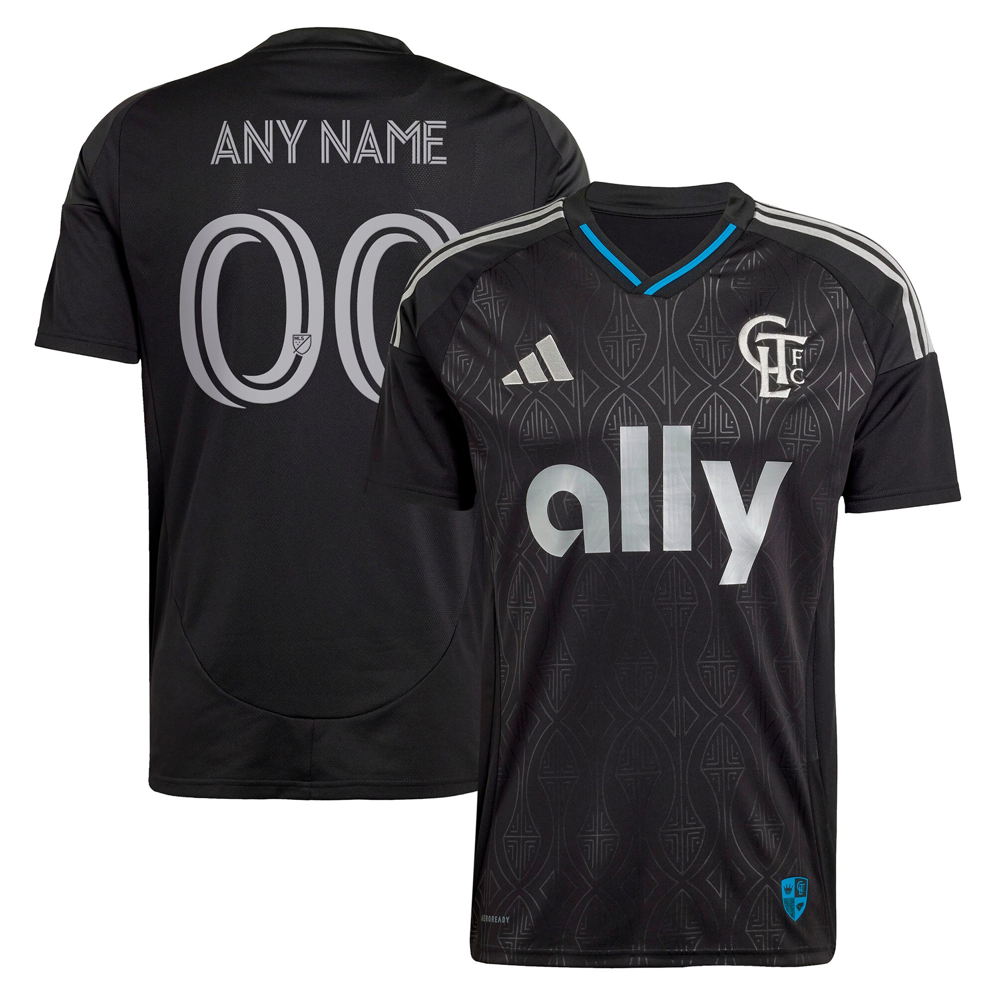 [JED] Charlotte FC 2025 Fortress Kit Replica Custom Jersey - Black