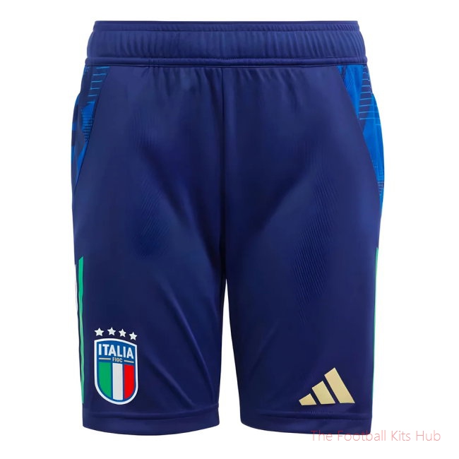 2024-2025 Italy Training Shorts (Navy) - Kids