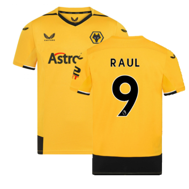 RAUL 9 Latest Wolves Home Team Kit 2022-2023