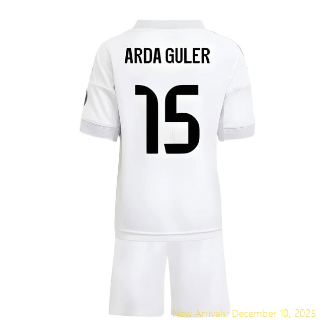 2025-2026 Real Madrid RM Official Home Mini Kit (Arda Guler 15)