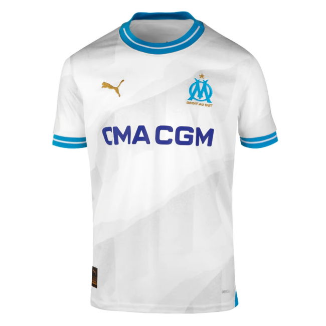 Marseille 2023-2024 Home Soccer Jersey (Kids) | Value for Money