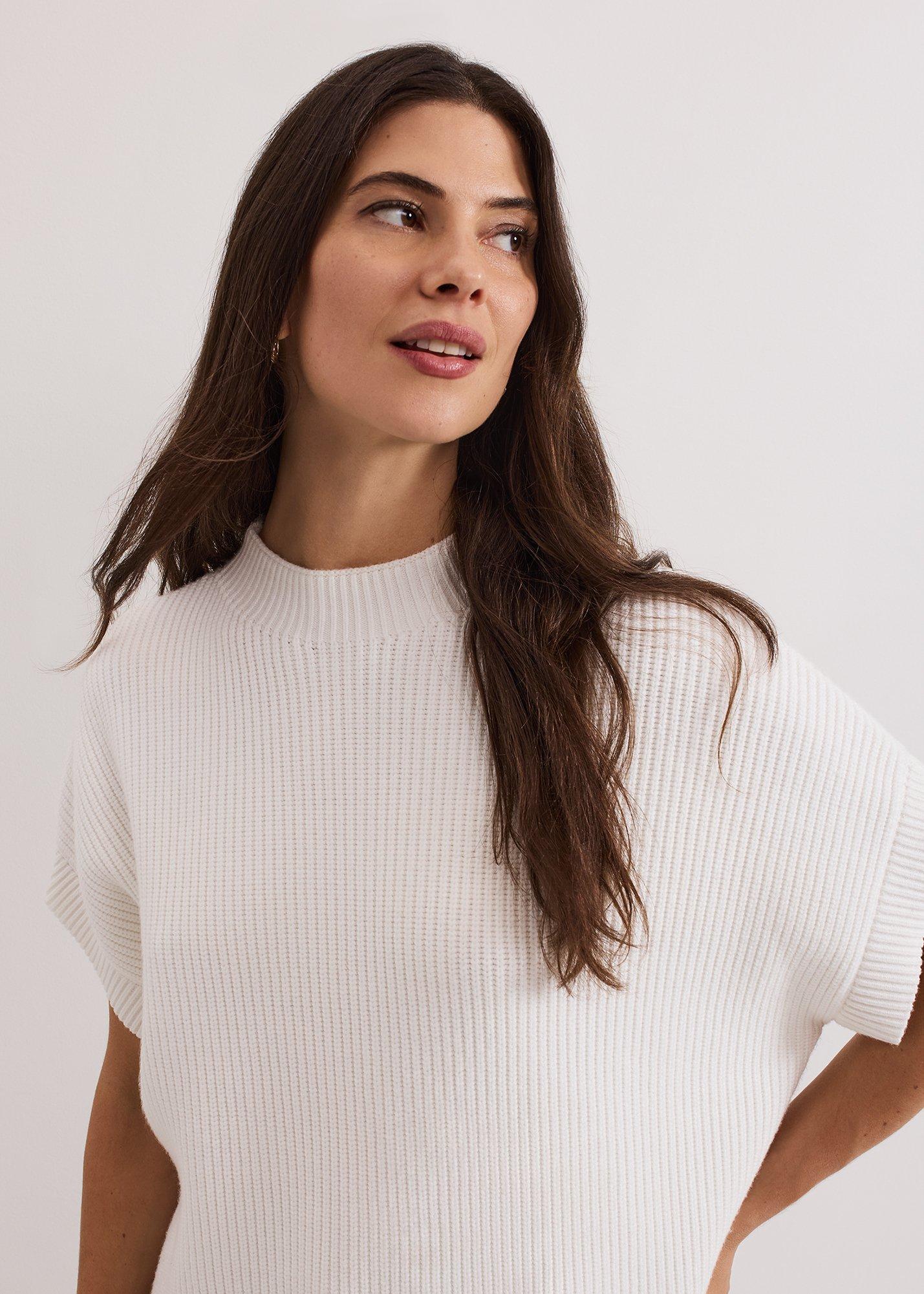 Myleene Fringe Knit Tabard