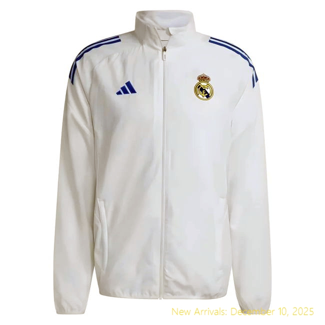 Performance 2025-2026 RM Real Madrid EU Presentation Jacket (White)