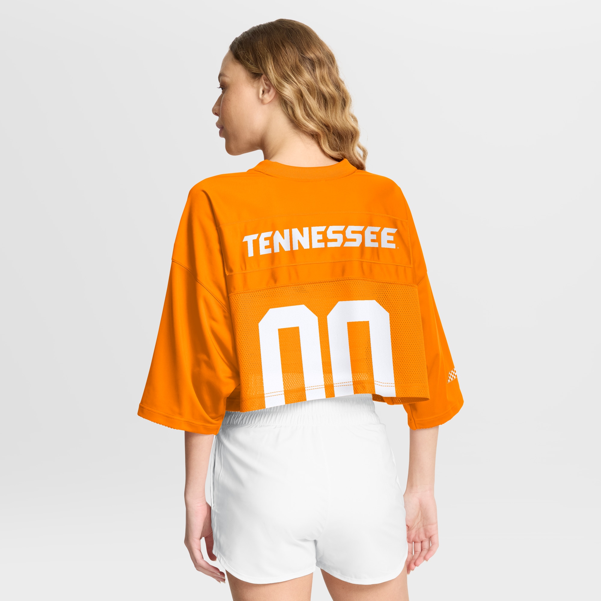 [DDG] Tennessee Volunteers Women's Cropped Mesh Dri-FIT Fashion Jersey - Tennessee Orange