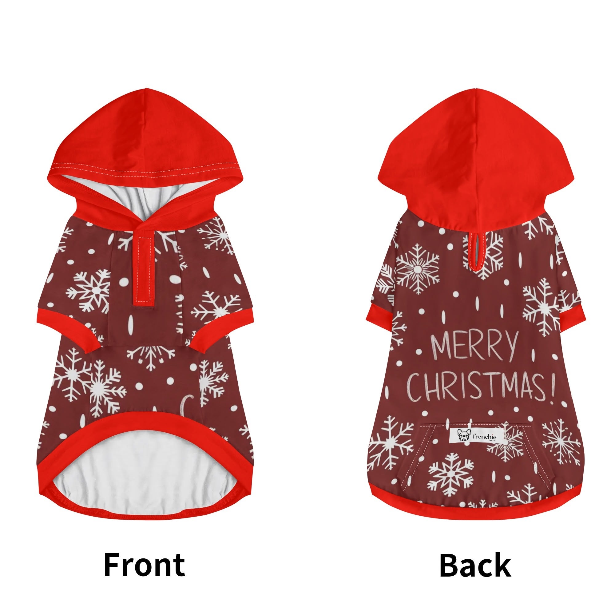 French Bulldog Merry Christmas Hoodies For French Bulldog | Frenchie