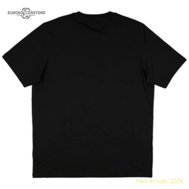 Trending 2025-2026 Juventus Seasonal Graphic Tee (Black)