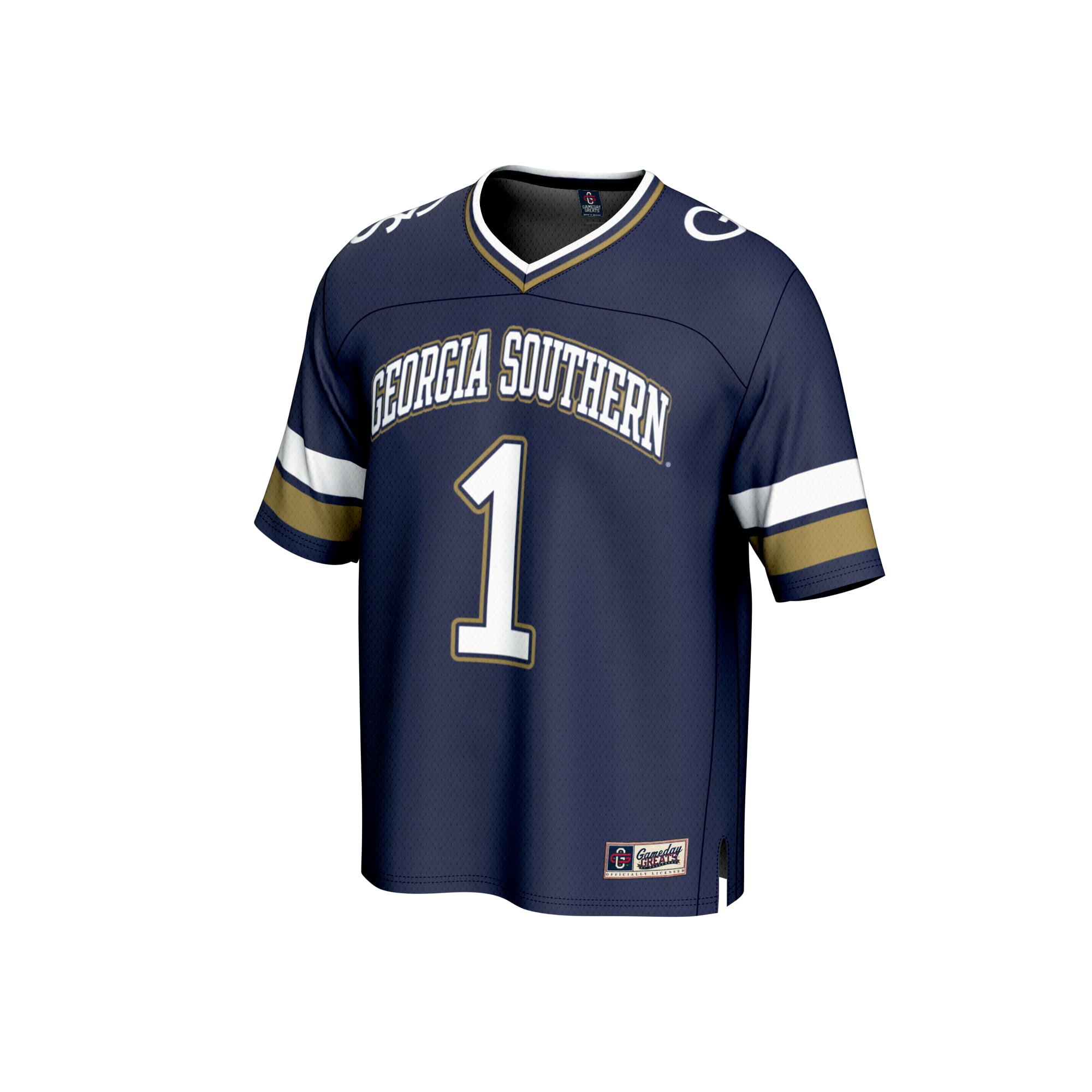 Youth #1 Blue Georgia Southern Eagles Lightweight Collegiate Football Fashion Jersey