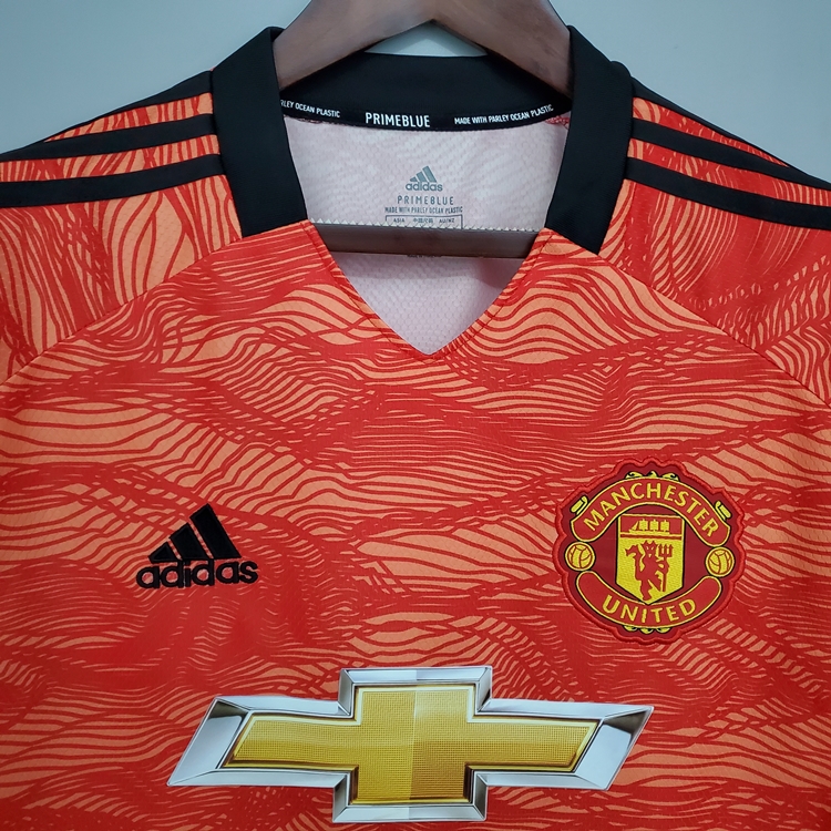 Durable Man Utd 21-22 Manchester United Goalkeeper Soccer Jersey Shirt