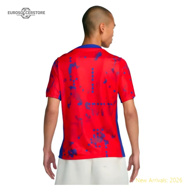 2024-2025 Atletico Madrid Dri-FIT Pre-Match Shirt (Red)