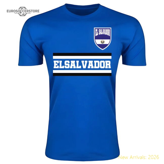 El Salvador 2018 Shirt Football Fan Apparel Match Day Essential