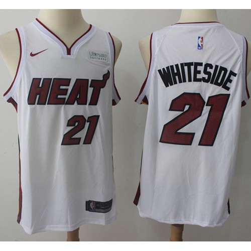 Nike Heat White Miami Heat #21 Jersey - Value-Priced Basketball Jersey