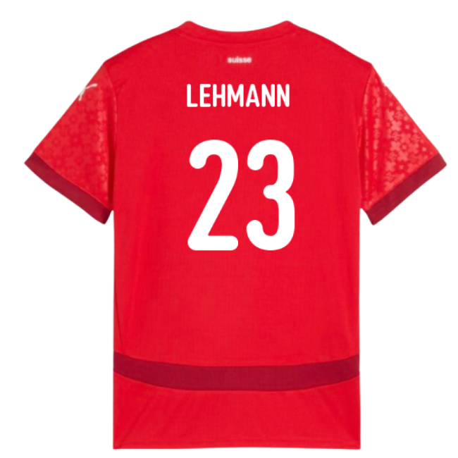 2025 Switzerland EUR25 Home Shirt (Kids) (Lehmann 23)