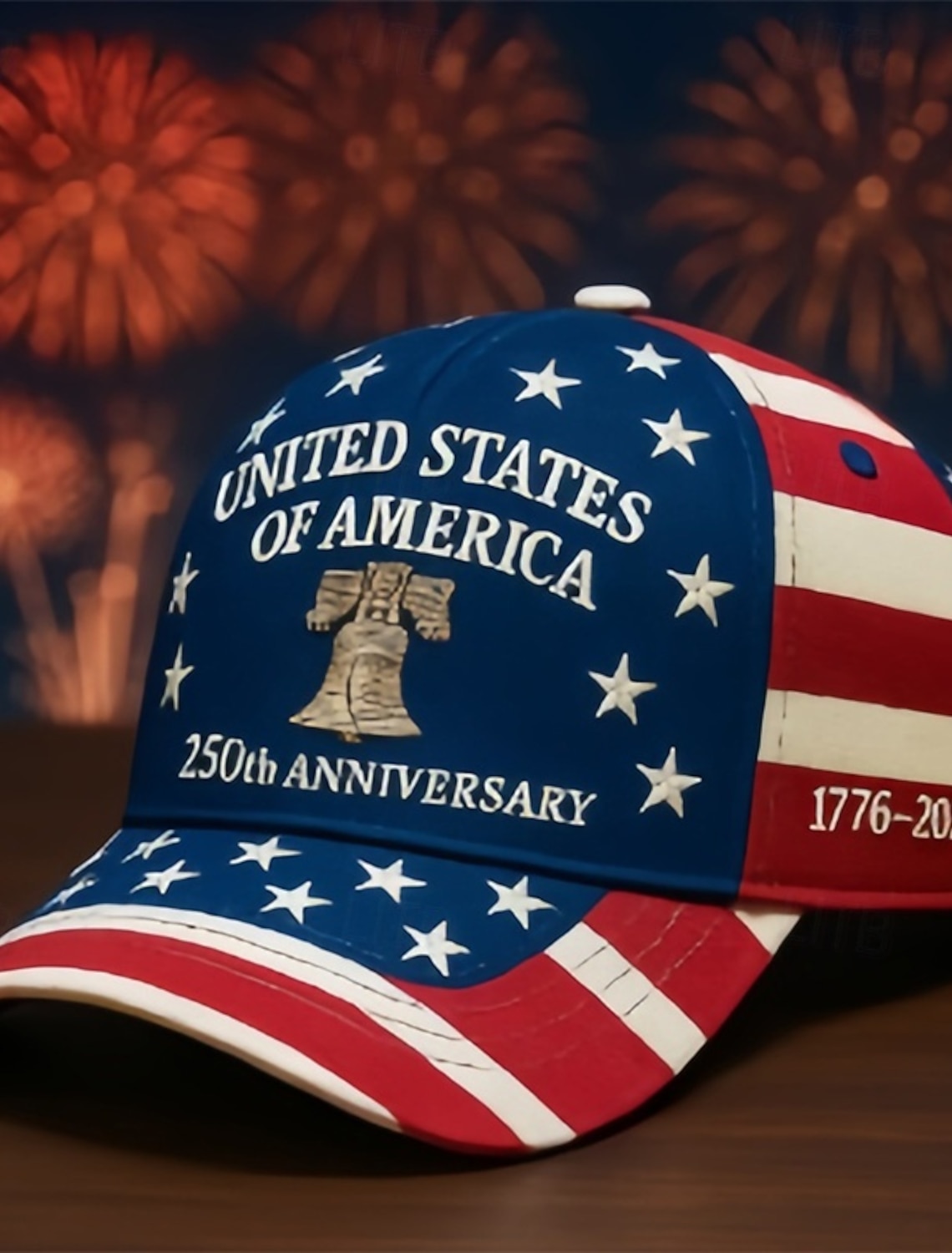 Men's United States 250th Anniversary Hat Baseball Cap Sun Hat Trucker Hat Blue Polyester Print Patriotic Fashion Casual Street Daily American US Flag Adjustable Sunscreen Breathable
