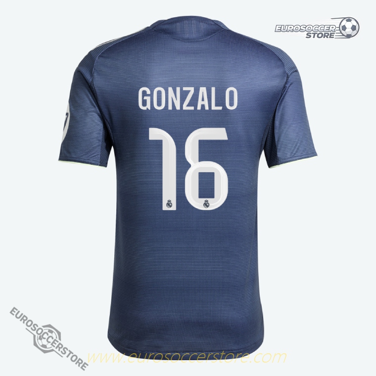 Real Madrid 25-26 Away Player Version Jersey with GONZALO 16