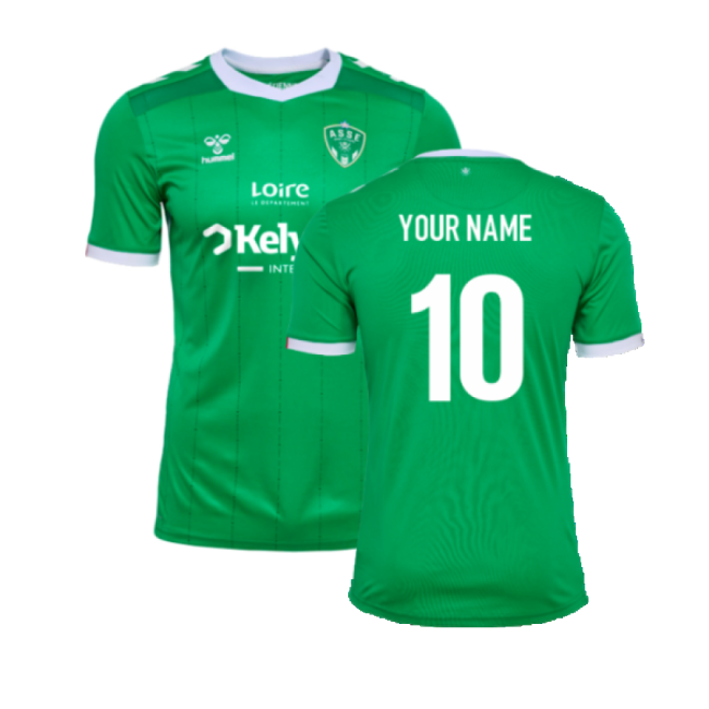 Fan-Favorite 2024-2025 St Etienne Home Shirt (Your Name)