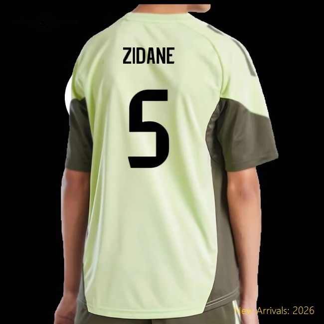 Durable Kids Football Team Zidane Jersey 2025-2026 Easy-care