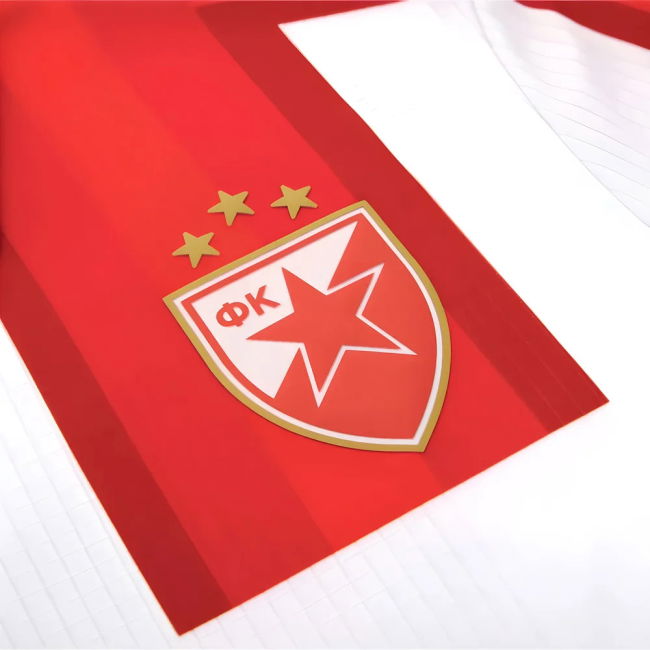 Modern 2025-2026 Football Club Premium Home Red - Enhanced Grip