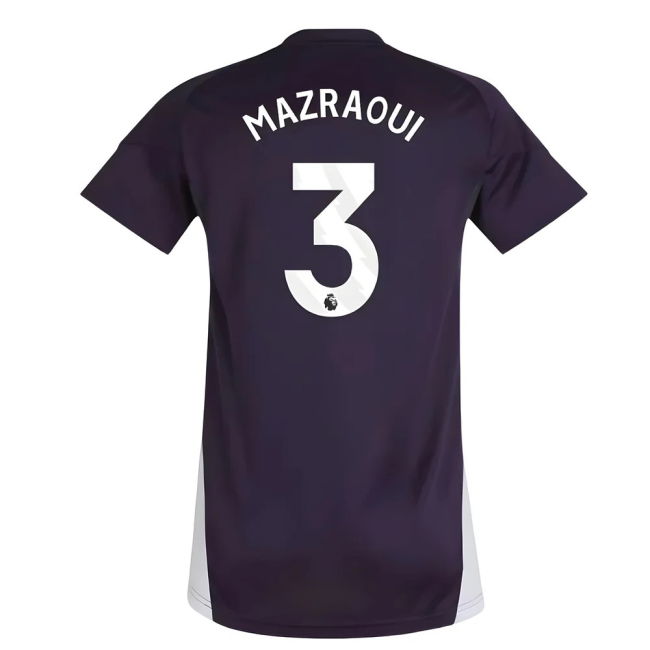 2025-2026 Man Utd Training Jersey (Aurora Plum) - Womens (Mazraoui 3)
