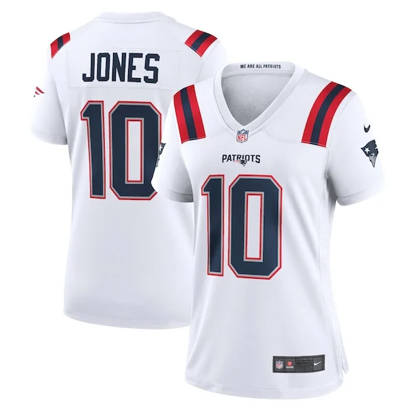 New England Patriots Game NFL Jersey - White | Top-Grade Football A...