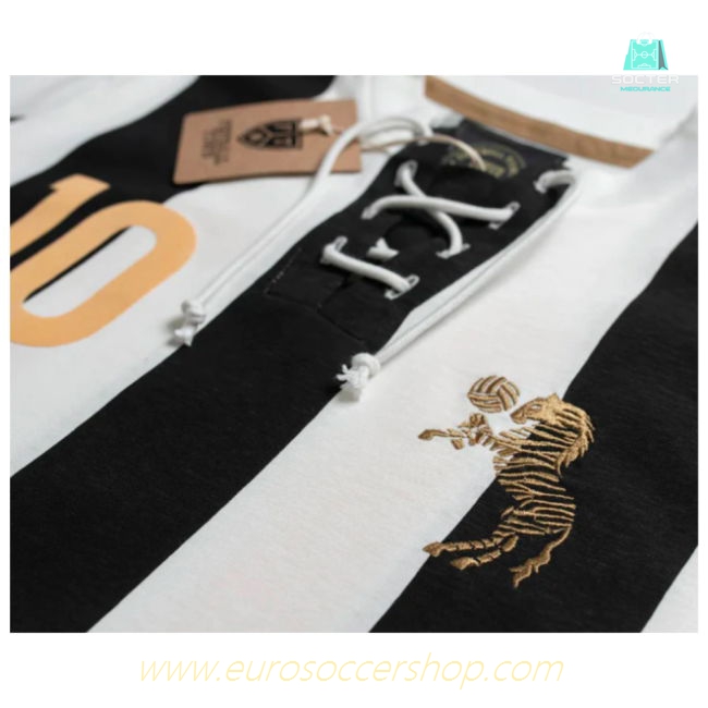 Turin Del Piero Retro Shirt with Laces La Zebra