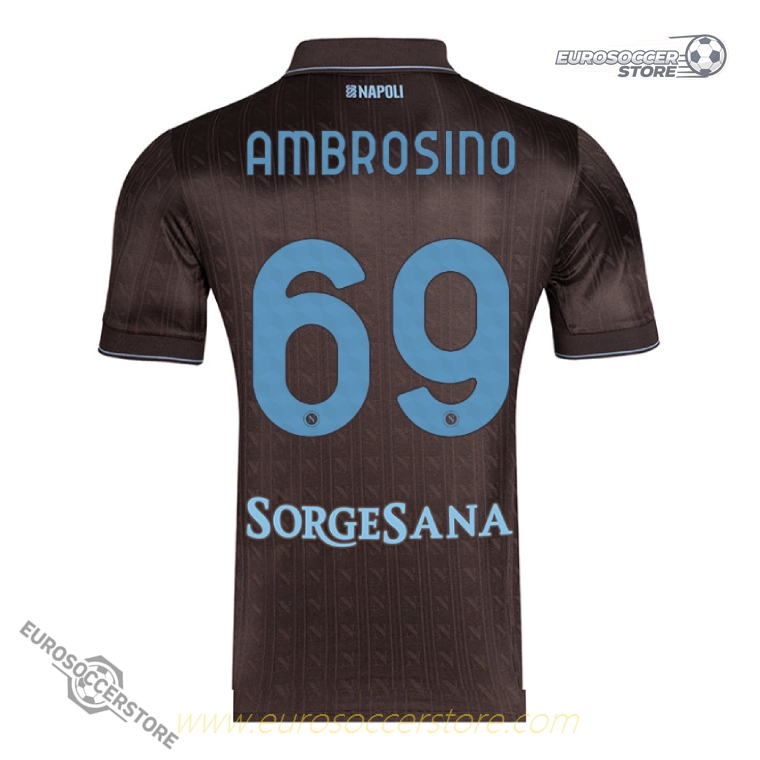 25-26 Season Napoli Third Version AMBROSINO 69 Football Jersey