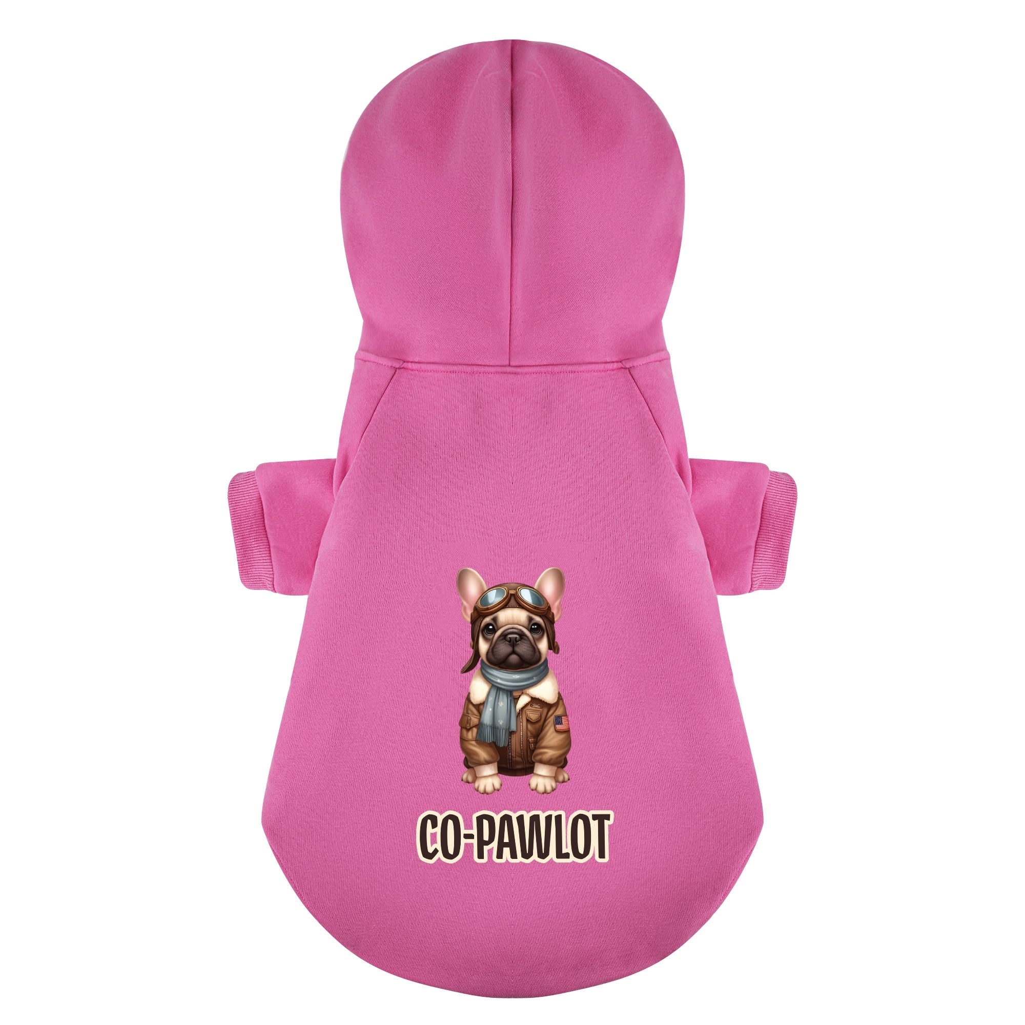 French Bulldog Paw Pilot And Co Pawlot Matching French Bulldog Hoodies