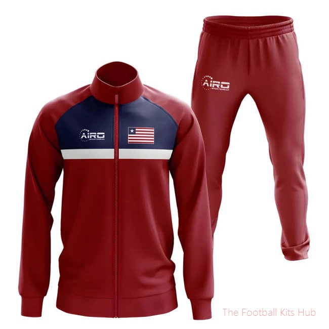 Men Liberia Concept Football Tracksuit (Red)