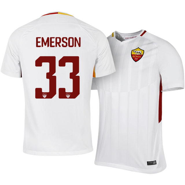 Performance Driven Roma Away 201718 Emerson Palmieri 33 Soccer Jersey