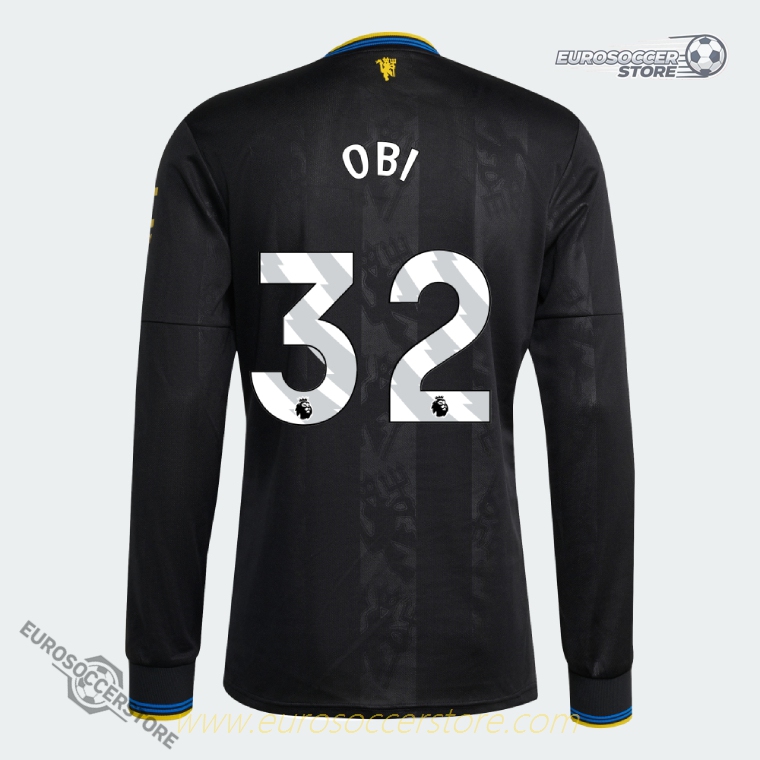 Manchester United 25-26 Third Long Sleeve OBI 32 Version Jersey