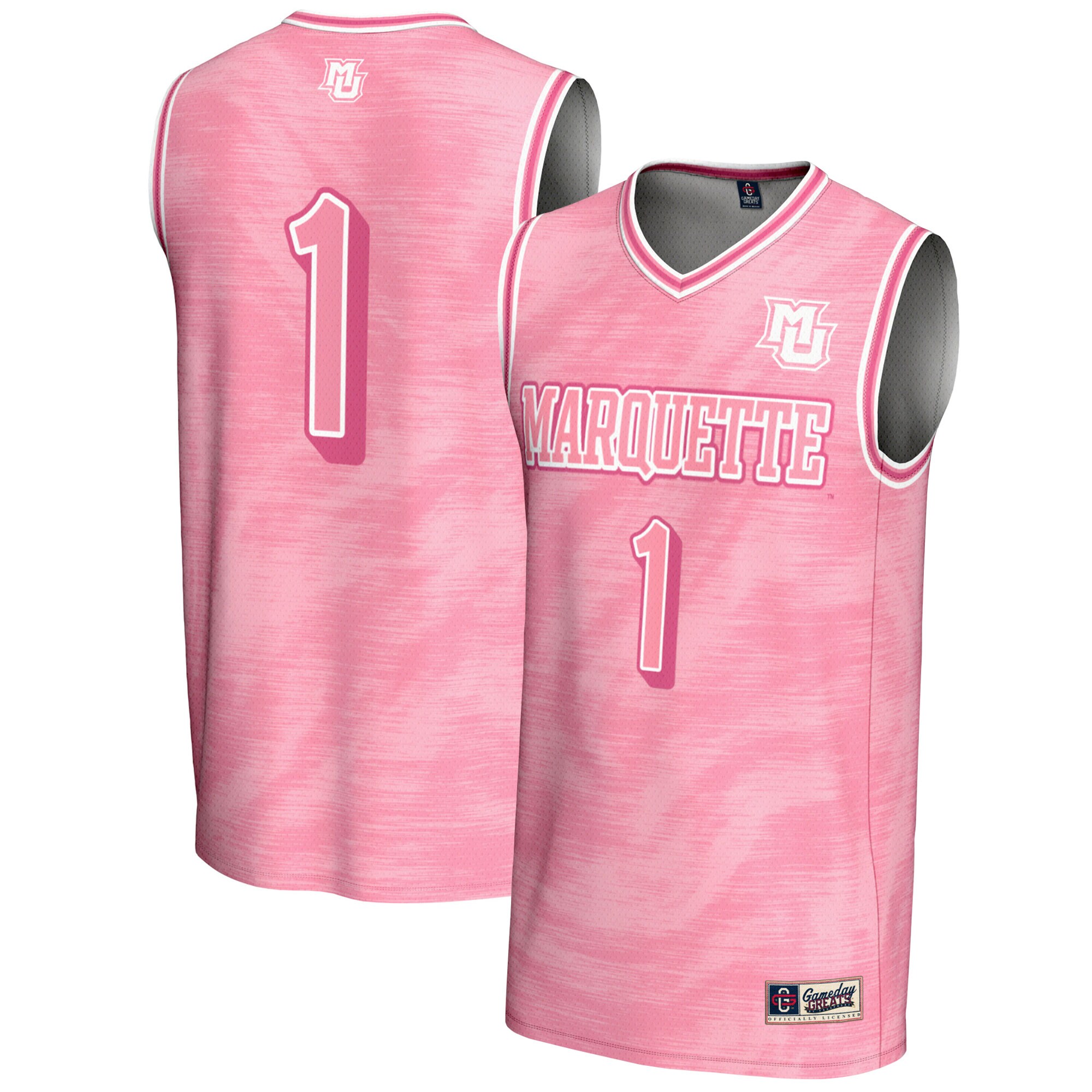[DDG] Marquette Golden Eagles GameDay Greats Unisex Lightweight Basketball Jersey - Pink