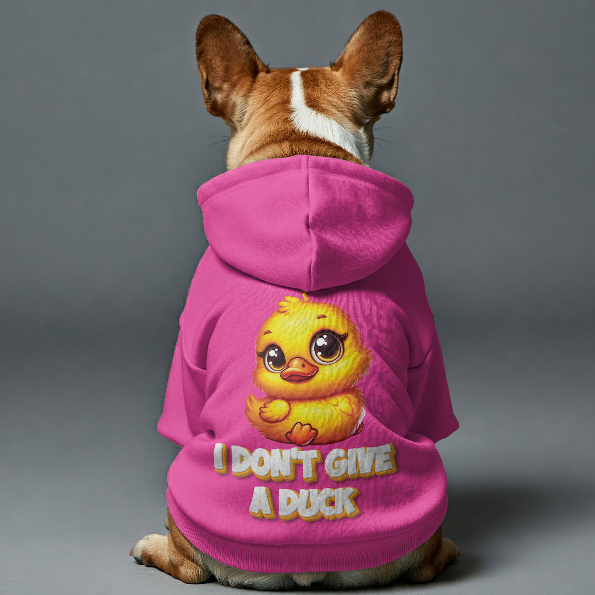 Premium I Don't Give A Duck - Personalized French Bulldog Hoodies Wit...