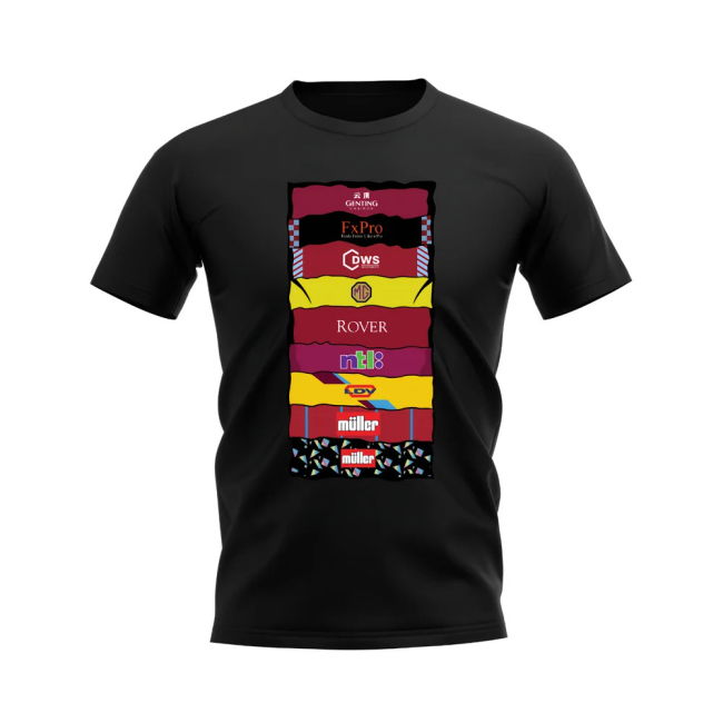 Top-Quality EPL Shirt Retro Jersey - AVL Popular Black Adults #86726
