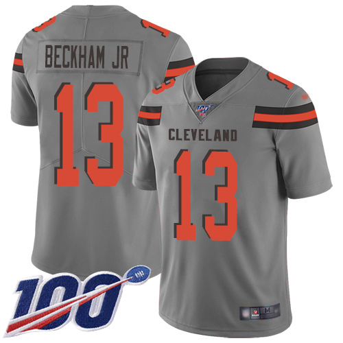 NFL C B Browns #13 Odell Beckham Brown Limited Jersey --v10