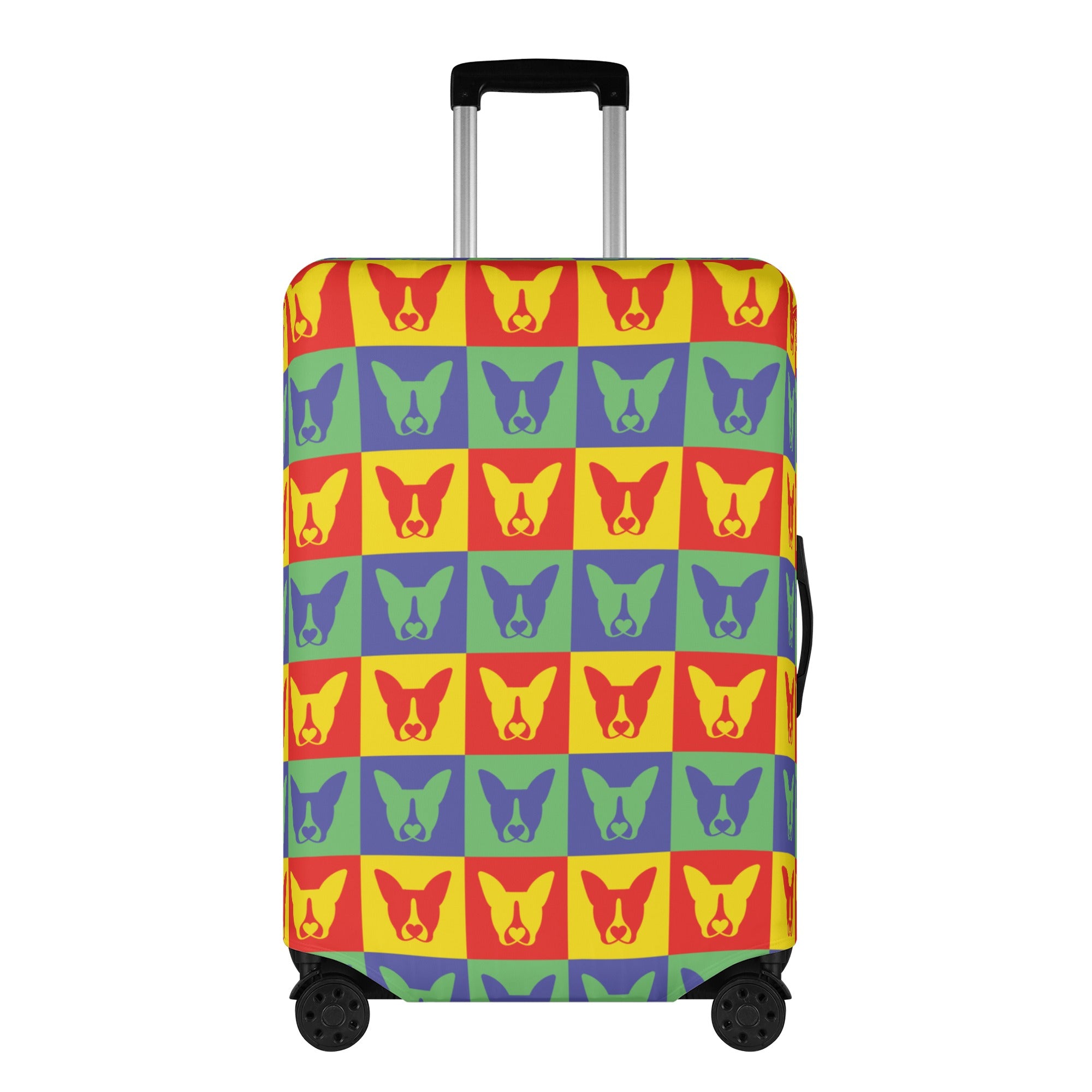 French Bulldog Apollo Luggage Cover For Boston Terrier Lovers Durable Dog Item