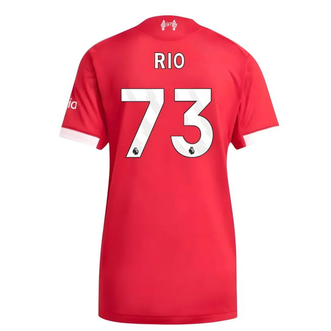 Liverpool Liverpool Authentic Home Shirt Womens Rio #73 Official L...