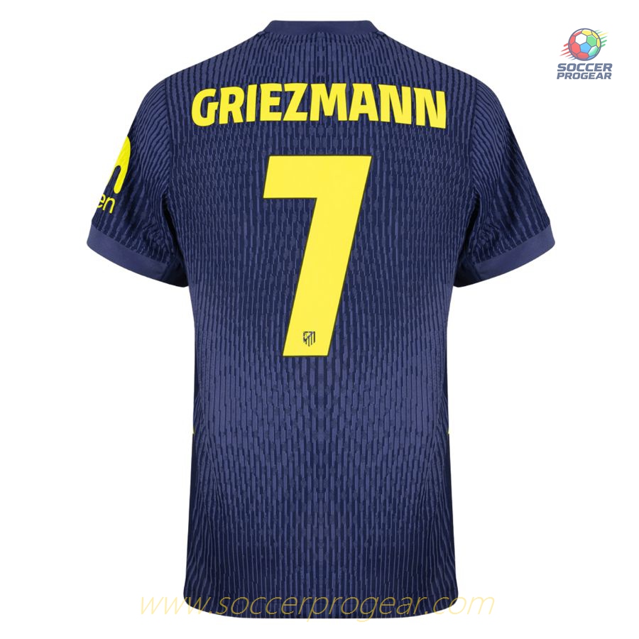 Atletico Madrid Away 2025-2026 Season Griezmann Youth Football Kit Football Shirt