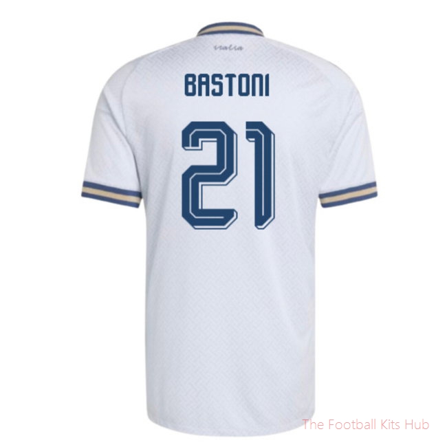[SJH] 2026/27 Italy Authentic Away Shirt (Bastoni 21)