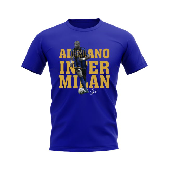 Adriano Inter Milan Player Tee (Blue)
