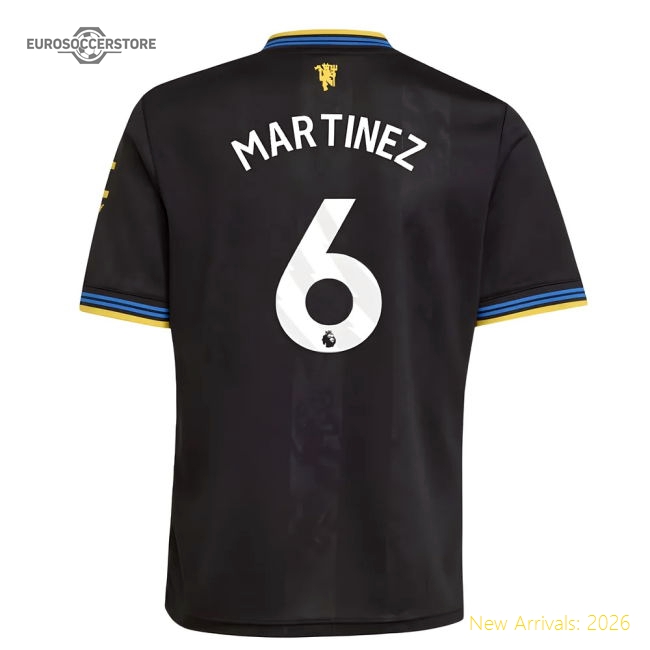 2025-2026 Man Utd Third Shirt (kids) (martinez 6) - Collectors Item