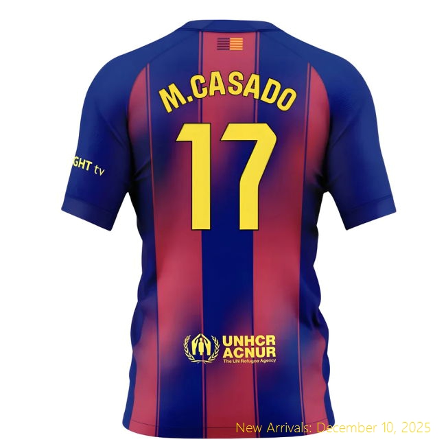 Official Barcelona (barca) Home - La Liga - Breathable Material