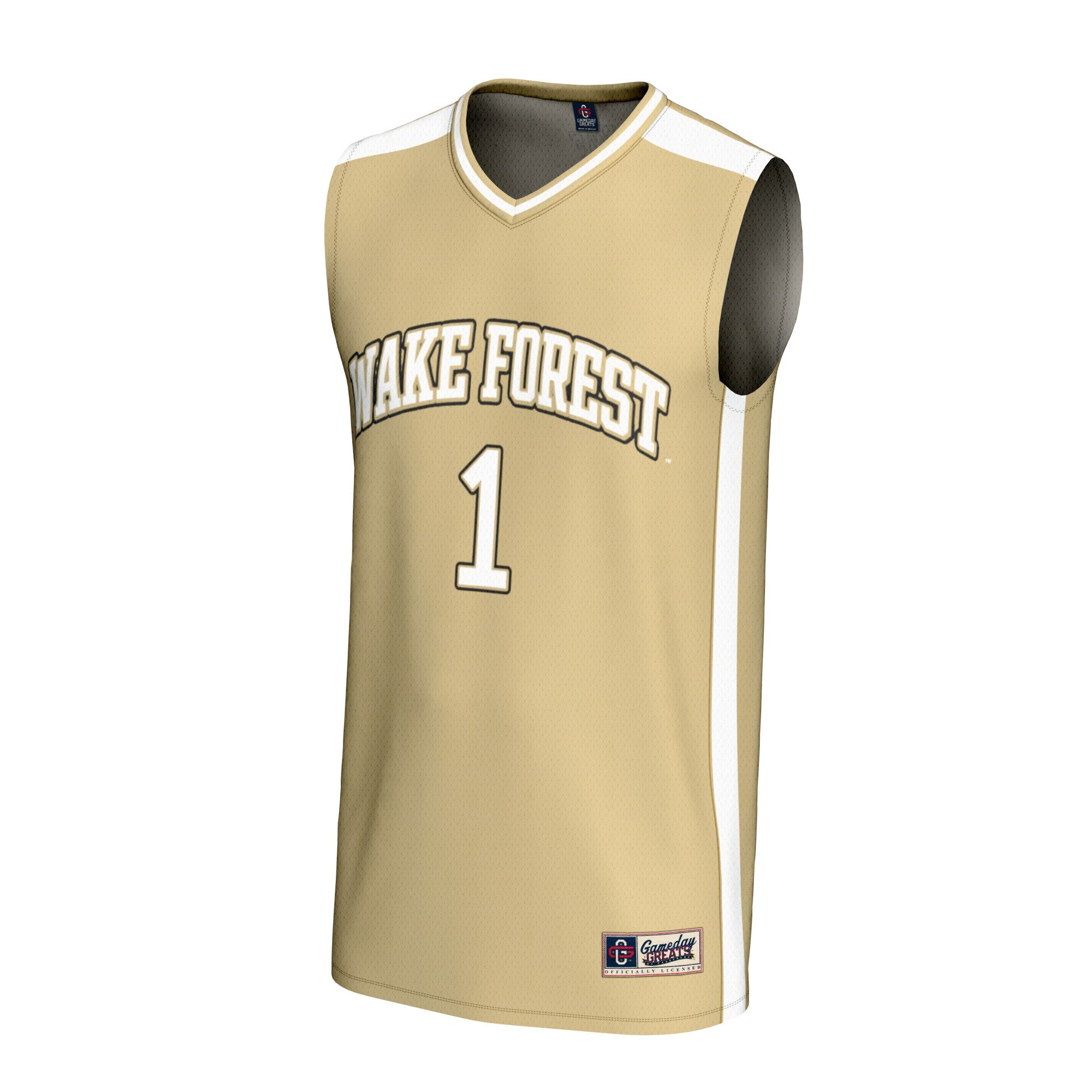 [DDG] Wake Forest Demon Deacons GameDay Greats Unisex Lightweight Collegiate Basketball Fashion Jersey - Gold