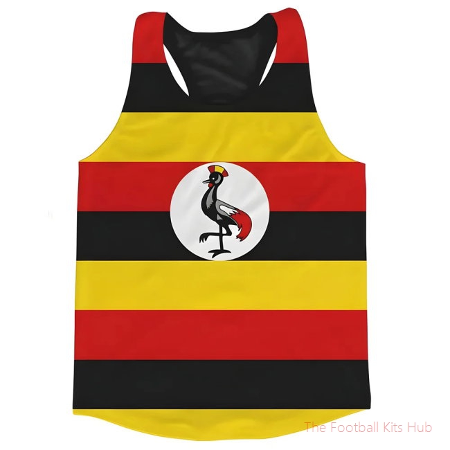 Men Uganda Flag Running Vest
